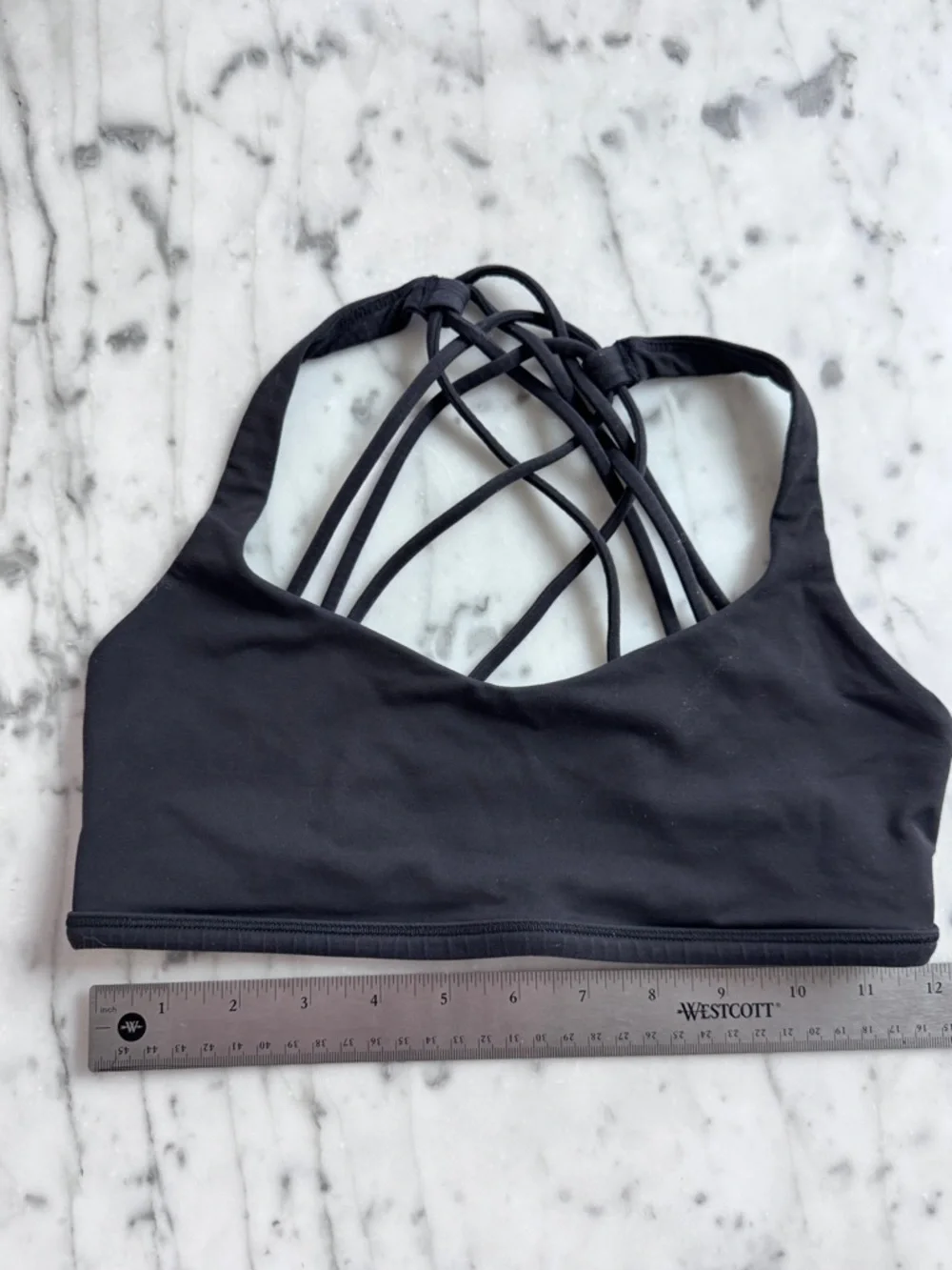 Lululemon free to be wild black Sports Bra size 6 - Picture 5 of 6